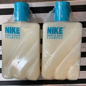 TWO NIKE HAIR & BODY SHAMPOO